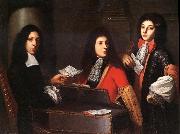 Anton Domenico Gabbiani Portrait of Musicians at the Medici Court oil painting artist